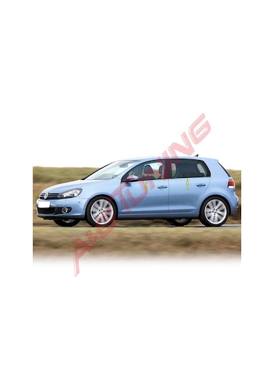 Vw Golf 6 Krom Cam Çıtası Tk 2010 Üzeri 6Prç Paslanmaz Çelik N11.59