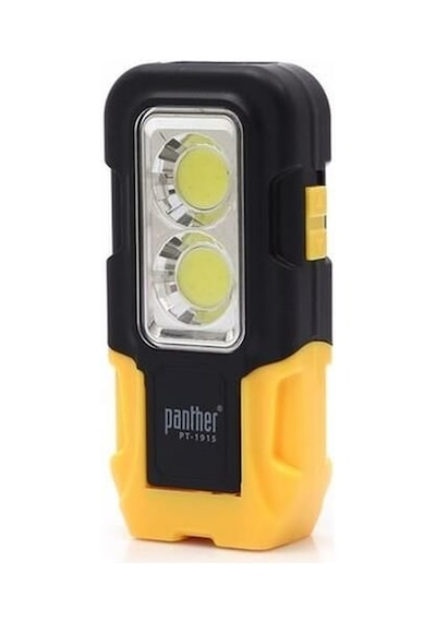 Panther Pt-1915 2x5w Cob Led El Mıknatıslı Pilli El Feneri Gri