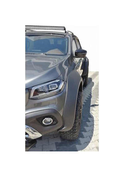 2017 Ve Üzeri Mercedes X Class Jumbo Çamurluk Kaplama Kabartma Koruma Seti Çi Ft Depo