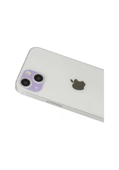 Newface Apple İphone 13 Rainbow Kamera Lens Koruma Cam - Mor