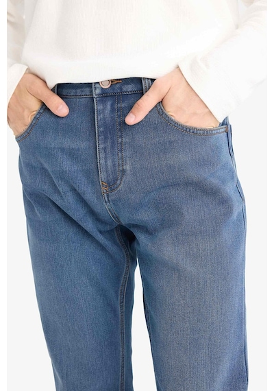 Defacto Sergio Regular Fit Normal Bel Boru Paça Jean Pantolon V0794az25wnnm28 Mavi-nm28