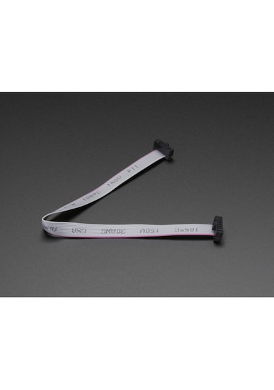 1.27mm Pitch 15cm 150mm 10 Pin Idc Flat Ribbon Kablo Programlama Data Debug Kablosu Jtag Swd Isp Avr