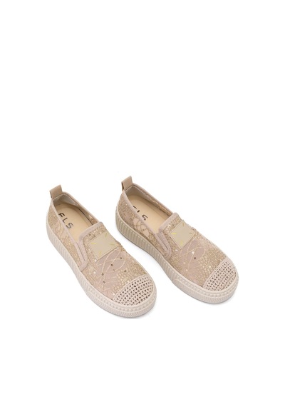 Elit Fls009-02t Kadın Casual Ayakkabı Ten Ten Deri