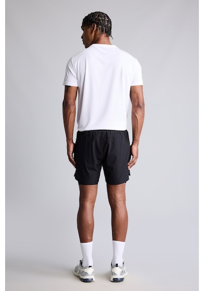 Defacto İç Taytlı Standart Fit Spor Şort H6174ax26aubk81 Siyah-bk81