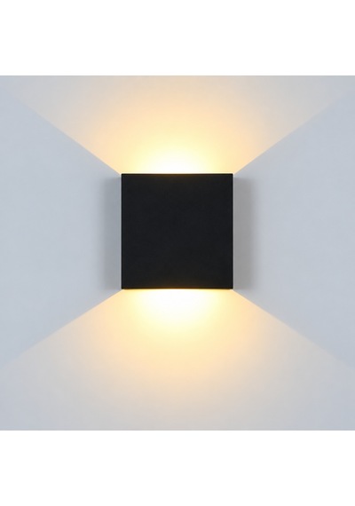 Noas Yl83 6012 Assos Dekoratif Led Aplik 3200k Gün Işığı Siyah