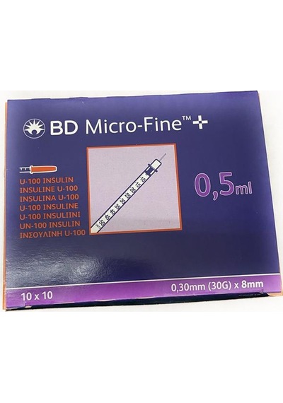 BD MİCRO-FİNE 0.5ml 0.30mm 30G*8mm