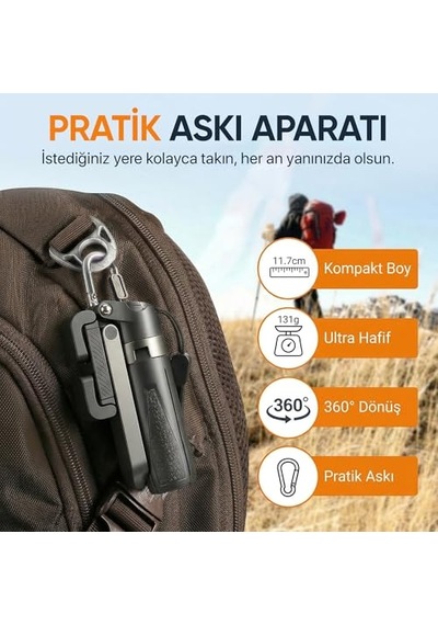 Katlanabilir Çok Fonksiyonlu Selfie Vlog Uzaktan Kumandalı 4 In 1 Ios Diğer