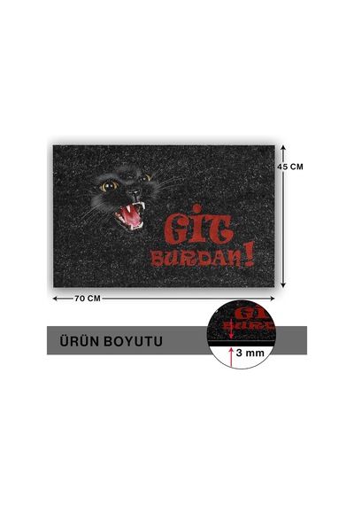 Tasarımlı Dekoratif Kapı Önü Paspas, Dış Mekan/ev İçi/banyo/mutfak/yatak Odası/giriş Paspasları Git Buradan Diğer