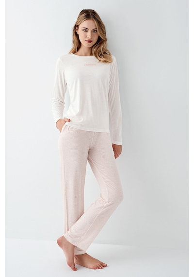 Arnetta Kadın Beyaz Pijama Takımı Ar3417-s-v2 Beyaz