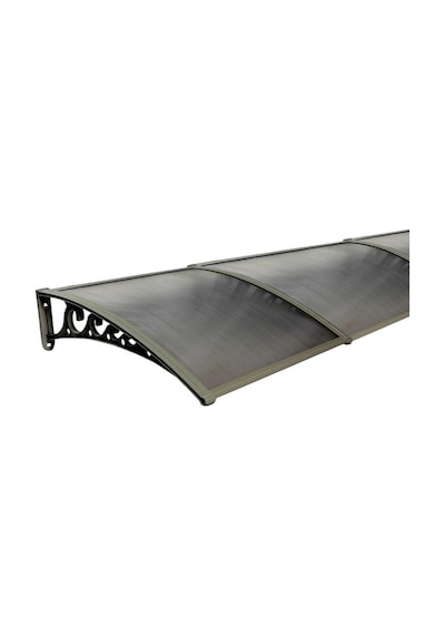 Pratik Sundurma Kapı Pencere Üstü 100x450 Cm Bronz 6 Mm Levhalı Bronz