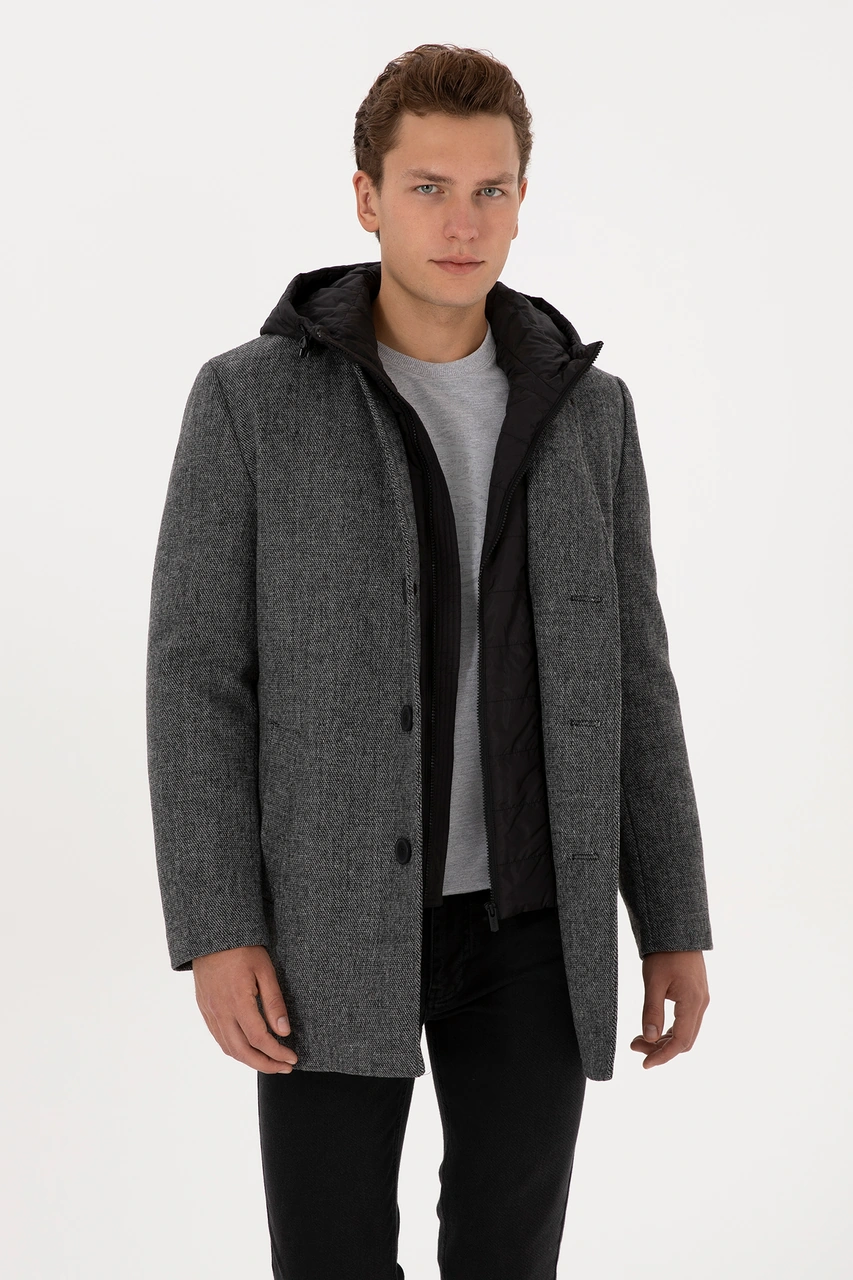 U.s. Polo Assn. Erkek Gri Kaban 50310341-vr024 Gri