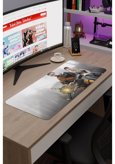 Half Life Kaymaz Dikişli Kauçuk Oyuncu Mousepad V1 - 70x30 Xl Gaming Mouse Pad Fare Altlığı