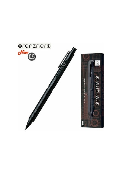 Pentel Orenz 0.5 Mm Mat Karbon Siyah Versatil Kale Çok Renkli