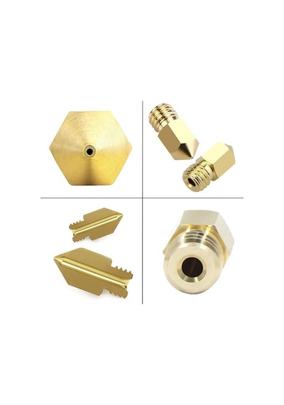 3d Yazıcı-printer Mk8 0.4mm Pirinç Nozzle