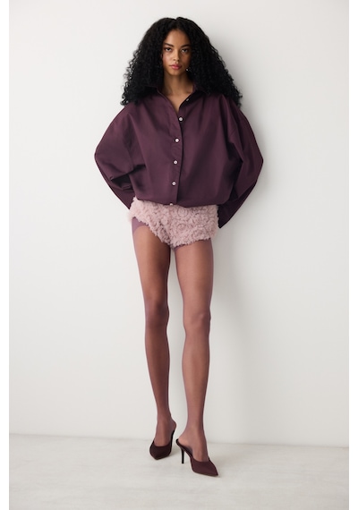 Penti Fashion Fit 15 Mor Mürdüm Külotlu Çorap Mor Mürdüm Mor Mürdüm Mor