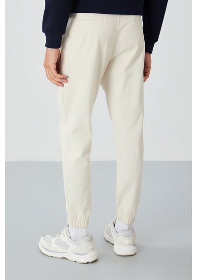 Tommy Life Bej Yüzeyi Dokulu Standart Fit Erkek Eşofman Alt - 82156 Bej