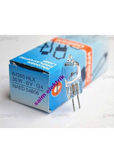 Osram 64265 Hlx 6V 30W G4 Ampul