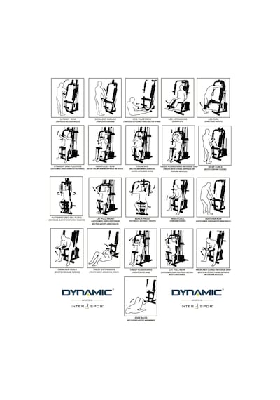 Dynamic 1001 Çalışma Istasyonu – 67 KG Plaka Ağırlıklı