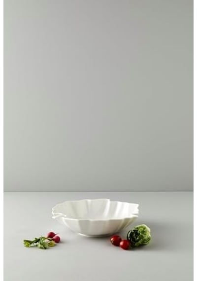 Be Original 31 Cm Leaf Kase Zarif Servis Kasesi Porselen Görünümlü Modern Tasarım Sofra Ve Sunum İçin Şık Seçim Açık
