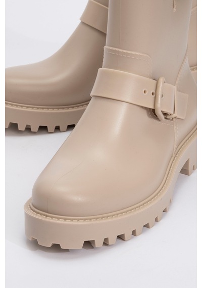 Luvishoes Luvi Shoes Zone Bej Kadın Yağmur Botu Bej
