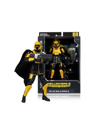 Mcfarlane Toys T4-40 Gold Eagle Helldivers Iı 18 Cm Figür Gaming Edition