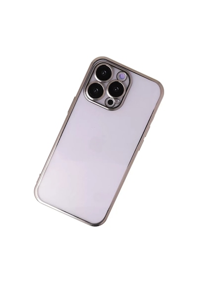 Newface Apple İphone 13 Pro Kılıf Razer Lensli Silikon - Gold