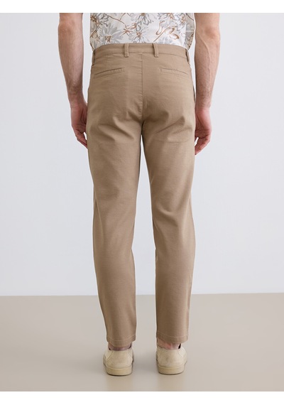 Lcw Vision Kahverengi Slim Fit Gabardin Erkek Pantolon