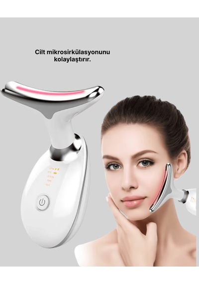 7 Seviyeli Led Cilt Sıkılaştırıcı Yüz Masaj Aleti