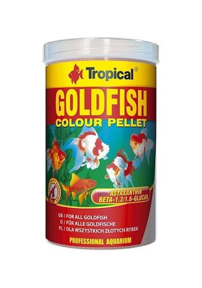 Tropical Goldfish Colour Pellet Japon Balıkları İçin Renklendiric