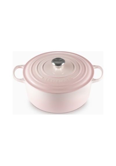 Le Creuset Yuvarlak Ikonik Lüks Döküm Tencere 28 Cm Açık Pembe