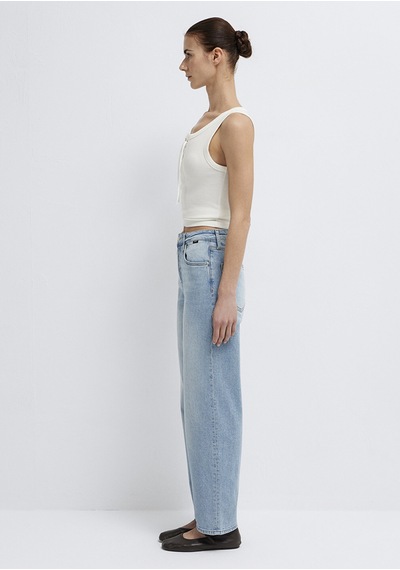 Mavi - Leila Premium Blue Gölgeli Açık Mavi Jean Pantolon 1010600-a1573