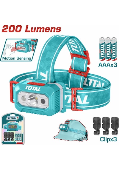 Total 200 Lümen Led Kafa Lambası Thl013aaa6 Mavi