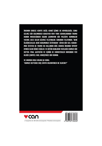 Cam Kent / New York Üçlemesi 1 - Paul Auster - Can Yayınları
