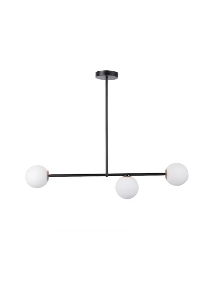 Titania Camlı Yemek Masası Avize Ra-avz- 4389-28-65 Siyah