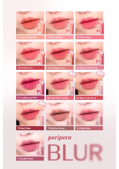 Perıpera Over Blur Tint 007 Cooling Up Pink 007