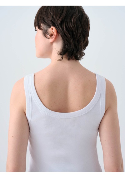 Loft 26yp69000235 Beyaz Kadın Kolsuz T-shirt Lf2038440 Beyaz