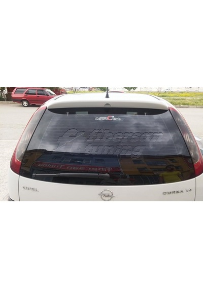 Opel Corsa C Spoiler Tek Kapı -------Fibersan Tuning