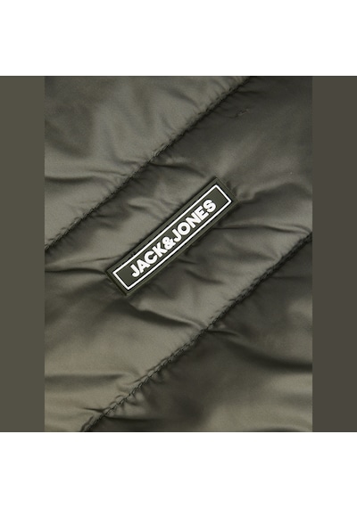 Jack & Jones Erkek Su Itici Özellikli Yüksek Yaka Uzun Kollu Puffer Ceket - Elvis - 12299190 Rosin