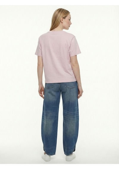 LOFT Oversize Kadın Tshirt K.kol Lf2038720 Q1.v1 Pembe
