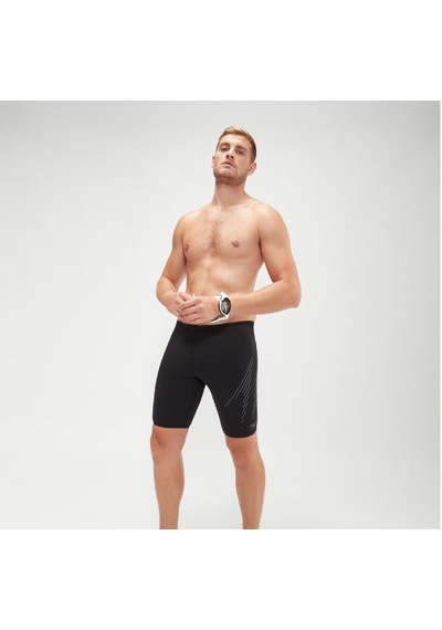 Speedo Hyper Boom Placement Jammer Erkek Mayo Siyah