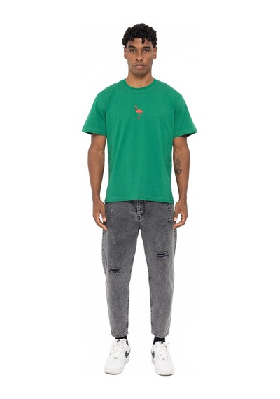 Watchofroyal Flamingo T-shirt Yeşil