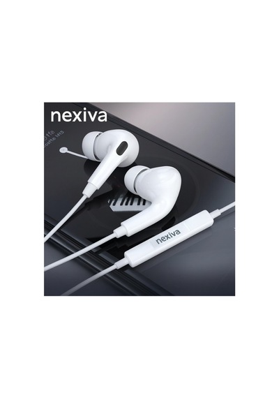 Nexiva Type-c Girişli Hd Mikrofonlu Stereo Kablolu Type-c Kulaklık Xiaomi-oppo-redmi-huawei-Apple Uyumlu iPhone Samsung Kulakiçi
