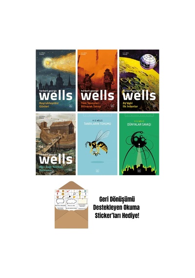 H. G. Wells 6 Kitap Seti