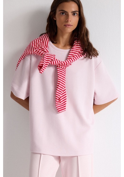 Defacto Oversize Düşük Omuzlu Bisiklet Yaka Kısa Kollu Basic Tişört I7541ax26aupn638 Pembe-pn638 Defacto Oversize Düşük Omuzlu Bisiklet Yaka Kısa Kollu Basic Tişört I7541ax26aupn638 Pembe-pn638