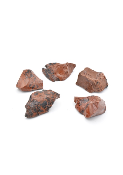 Hakiki Doğal Mahogany Obsidyen Taşı Kaya Parçası