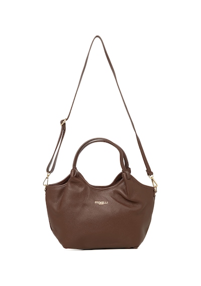 D223 Chocolate Portföy Çantası Kadın Vıkı S Piumelli Milano Bag D223 Chocolate