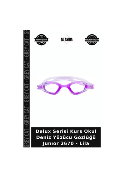 Delux Serisi Kurs Okul Deniz Yüzücü Gözlüğü Junıor 2670 - Lila