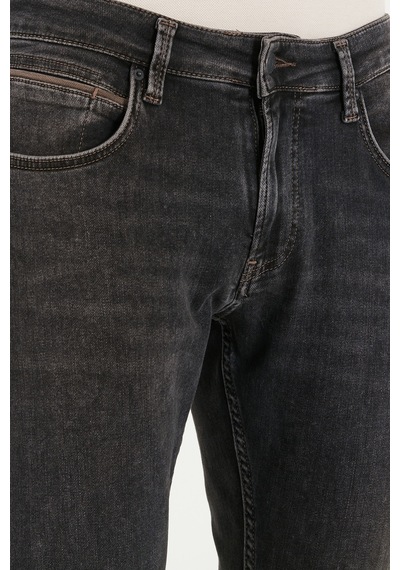 Buratti Pamuklu Normal Kalıp Normal Bel Jeans Erkek Kot Pantolon 2213c87parma Siyah
