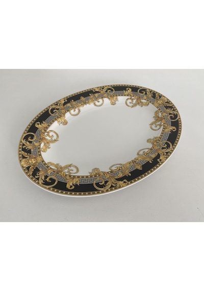 Versace Prestige Gala Oval Porselen Servis Tabağı 34 Cm 19325-403637-12734