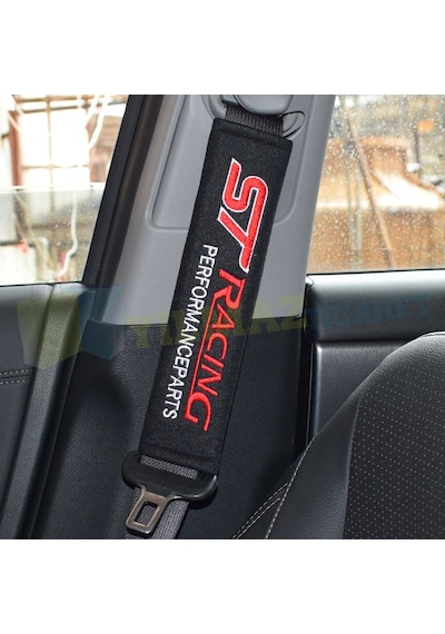 Ford St Racing Logo Nakışlı Emniyet Kemer Pedi 2 Ad Yüksek Kalite
